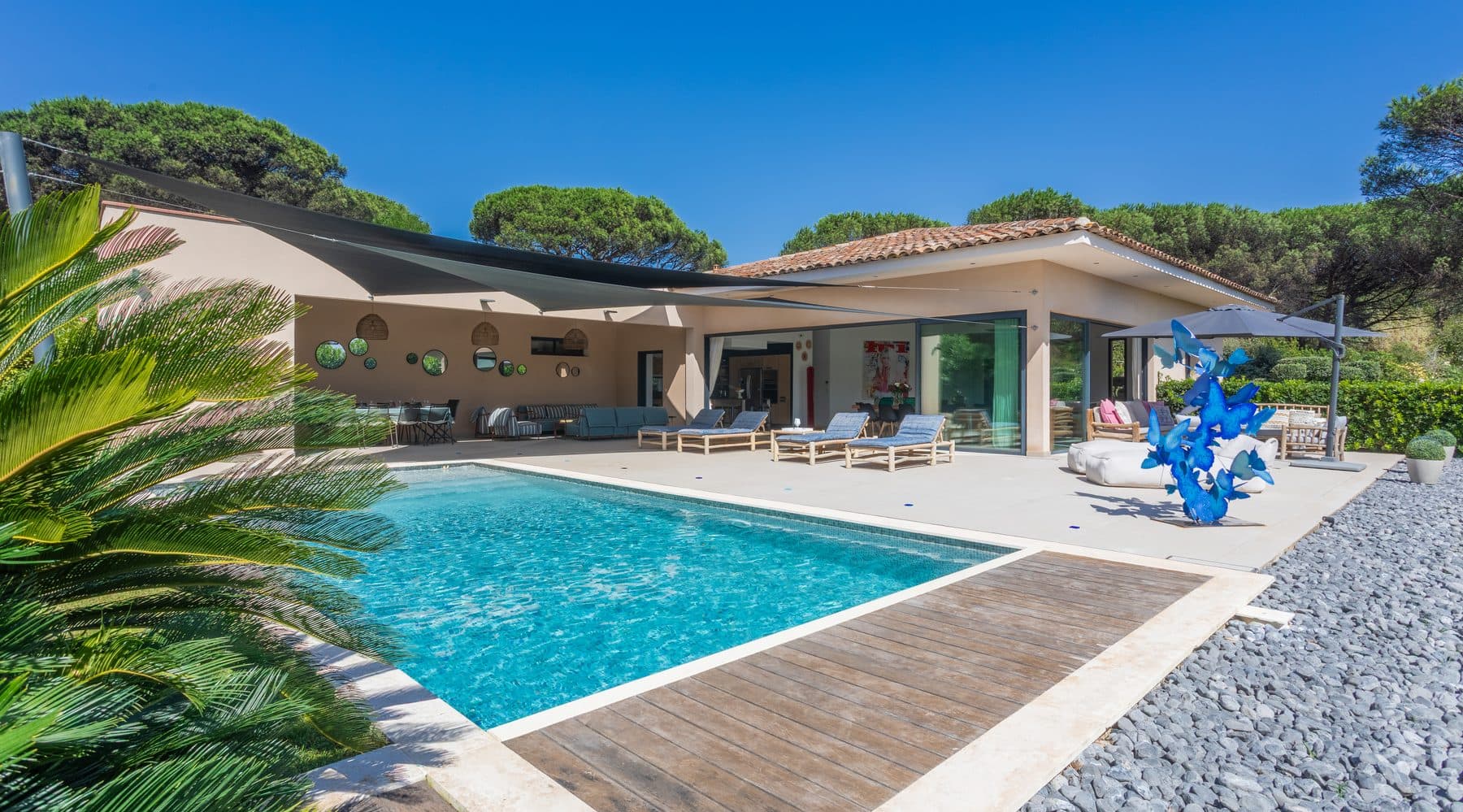 Villa Cycas, piscine et terrasse